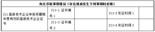 高新技術企業(yè)填報申報表注意事項